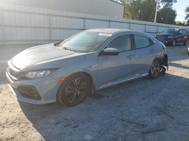 SHHFK7H68JU224401 - 2018 HONDA CIVIC EX BLUE photo 1