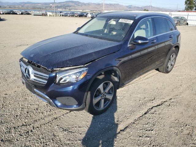 WDC0G4KB9JV015242 - 2018 MERCEDES-BENZ GLC 300 4MATIC BLUE photo 1