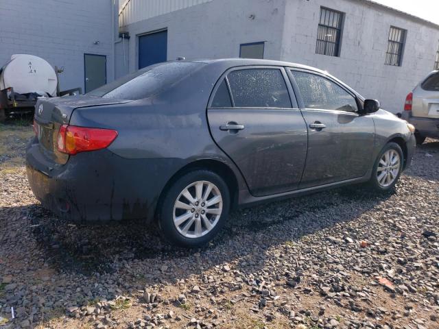 2T1BU4EEXAC482492 - 2010 TOYOTA COROLLA BASE GRAY photo 3