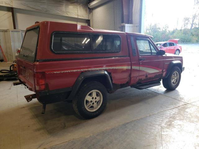 1J7FT26S7NL162152 - 1992 JEEP COMANCHE RED photo 3