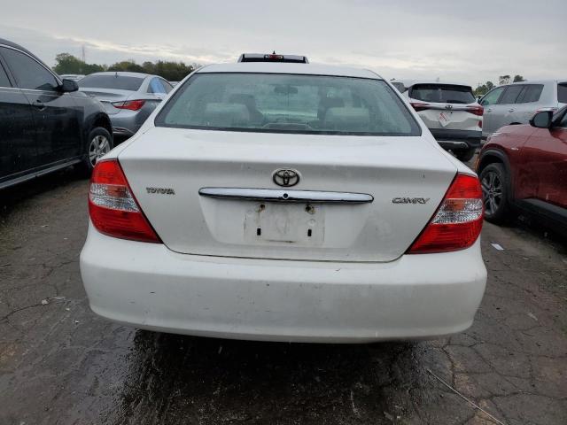 JTDBE32KX40252614 - 2004 TOYOTA CAMRY LE WHITE photo 6