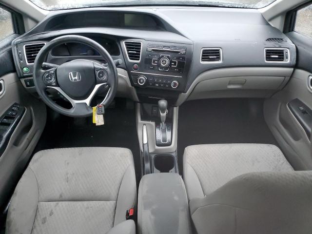 2HGFB2F59FH521629 - 2015 HONDA CIVIC LX GRAY photo 8