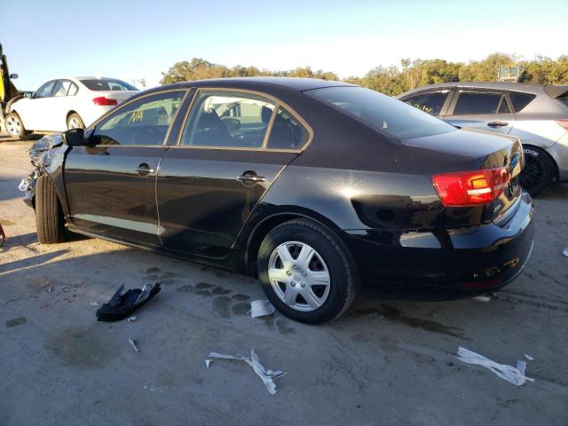 3VW2K7AJ6FM264474 - 2015 VOLKSWAGEN JETTA BASE أسود صورة 2