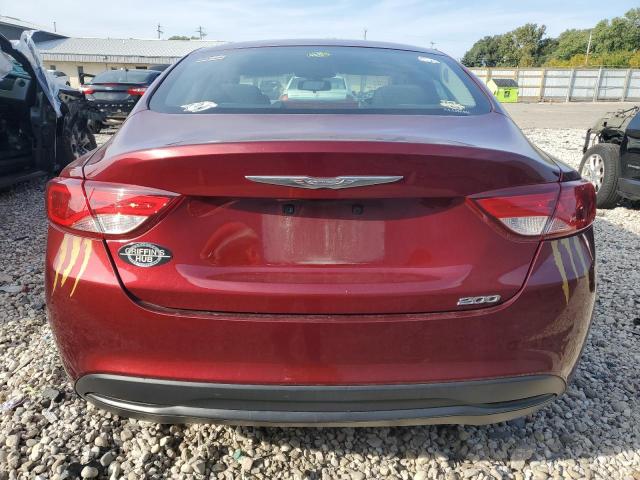 1C3CCCFB2GN182591 - 2016 CHRYSLER 200 LX MAROON photo 6