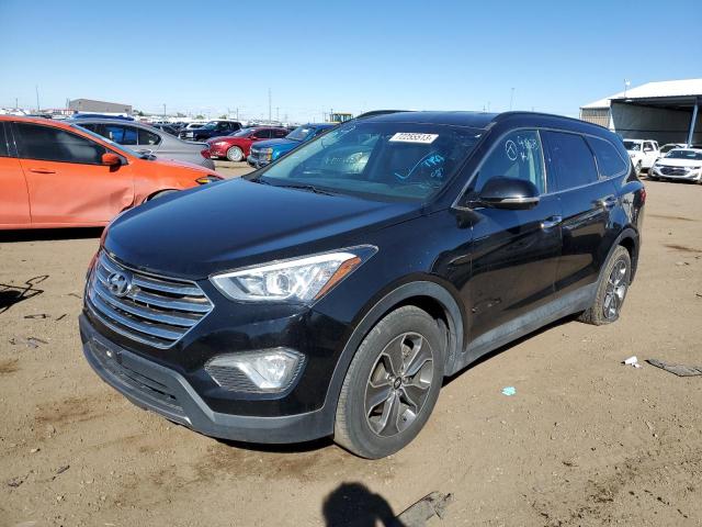 KM8SN4HF5DU014769 - 2013 HYUNDAI SANTA FE GLS BLACK photo 1