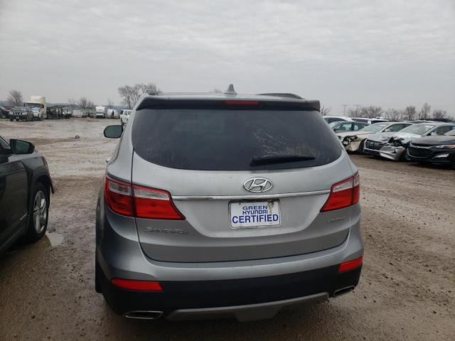 KM8SR4HF4DU005243 - 2013 HYUNDAI SANTA FE LIMITED SILVER photo 6