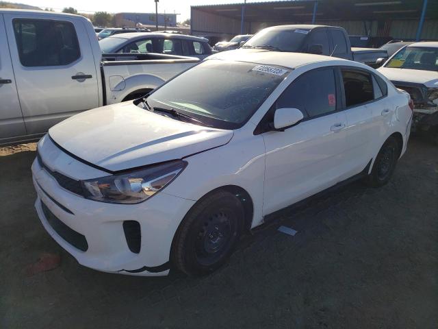 3KPA24AB8KE227548 - 2019 KIA RIO S WHITE photo 1