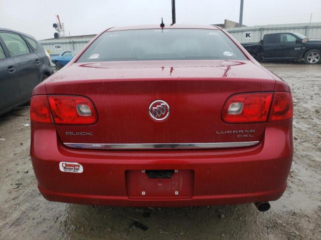 1G4HD57288U182347 - 2008 BUICK LUCERNE CXL MAROON photo 6