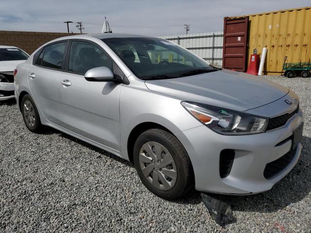 3KPA24AB6KE241089 - 2019 KIA RIO S SILVER photo 4