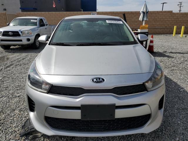 3KPA24AB6KE241089 - 2019 KIA RIO S SILVER photo 5