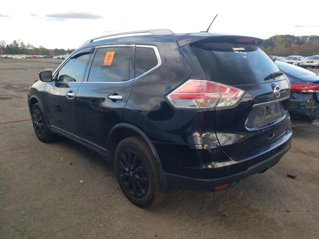 KNMAT2MVXGP661520 - 2016 NISSAN ROGUE S BLACK photo 2