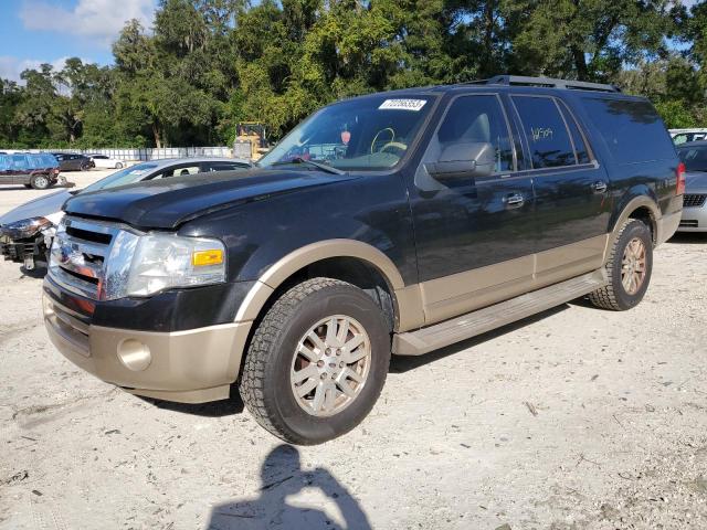 1FMJK1H57EEF13465 - 2014 FORD EXPEDITION EL XLT BLACK photo 1