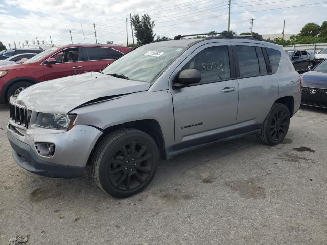 1C4NJCBA3FD131340 - 2015 JEEP COMPASS SPORT SILVER photo 1