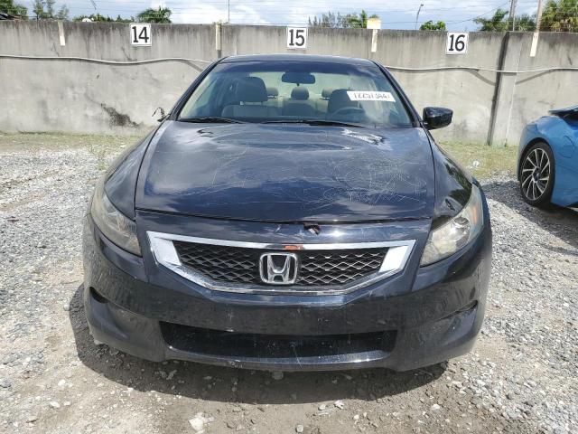 1HGCS22828A800084 - 2008 HONDA ACCORD EXL BLACK photo 5