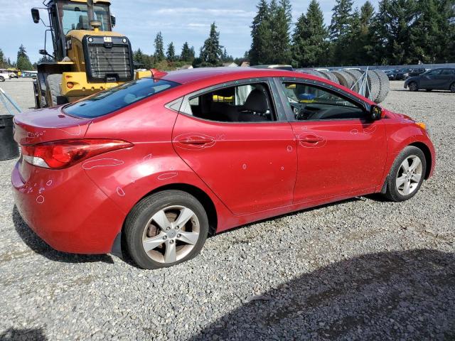 KMHDH4AE0DU969772 - 2013 HYUNDAI ELANTRA GLS RED photo 3