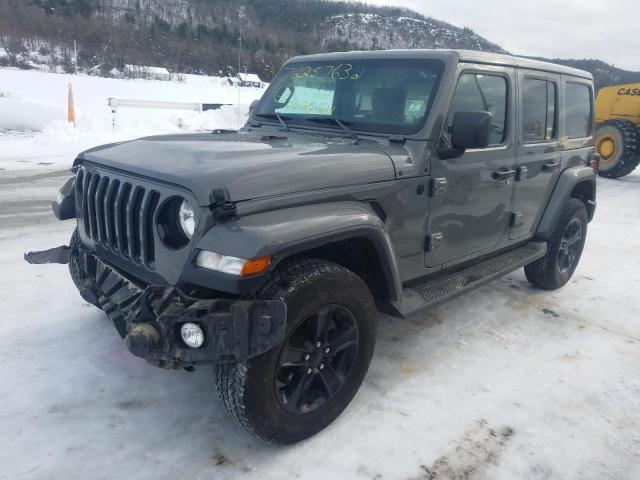 1C4HJXEN2MW532799 - 2021 JEEP WRANGLER U SAHARA GRAY photo 1