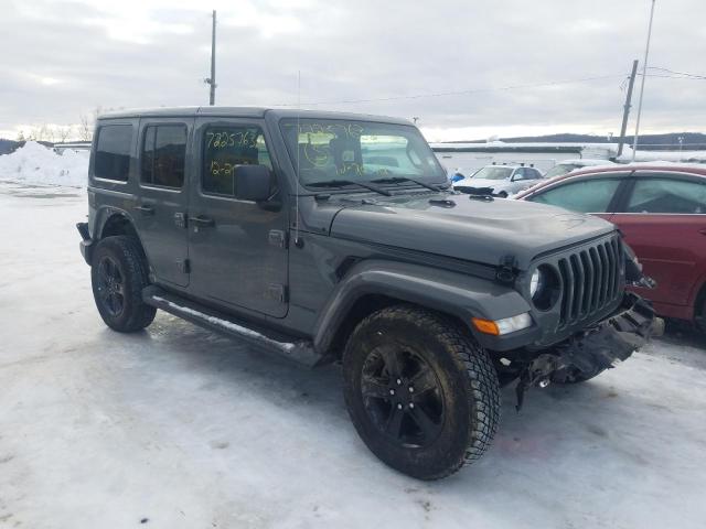1C4HJXEN2MW532799 - 2021 JEEP WRANGLER U SAHARA GRAY photo 4