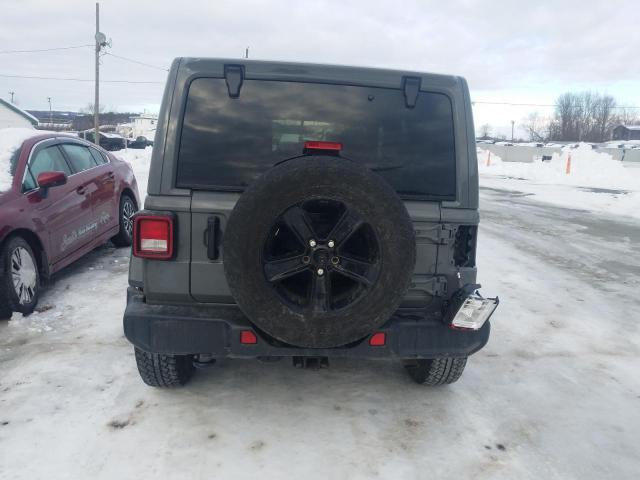 1C4HJXEN2MW532799 - 2021 JEEP WRANGLER U SAHARA GRAY photo 6