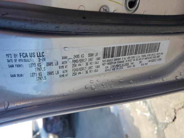 1C4PJMBN7LD612656 - 2020 JEEP CHEROKEE TRAILHAWK SILVER photo 14