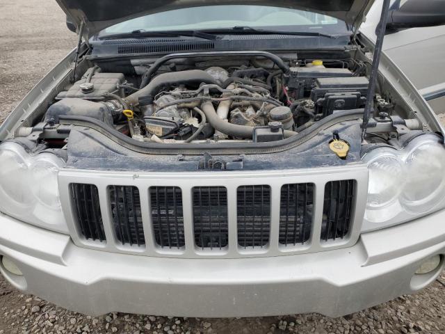 1J8HR48M97C675547 - 2007 JEEP GRAND CHER LAREDO GRAY photo 11