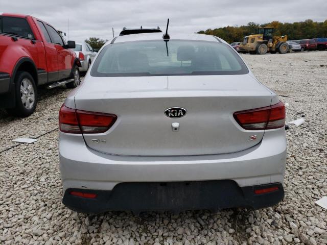 3KPA24AD2LE279891 - 2020 KIA RIO LX SILVER photo 6