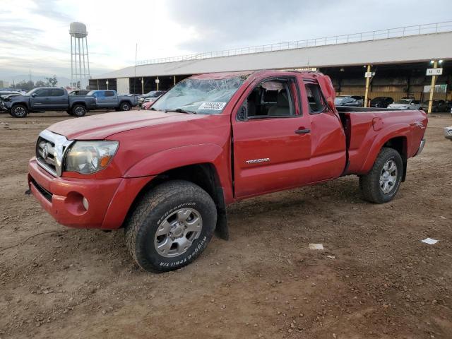 5TETU4GN6AZ691594 - 2010 TOYOTA TACOMA PRERUNNER ACCESS CAB RED photo 1