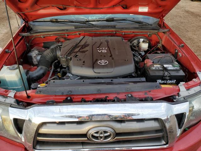 5TETU4GN6AZ691594 - 2010 TOYOTA TACOMA PRERUNNER ACCESS CAB RED photo 11