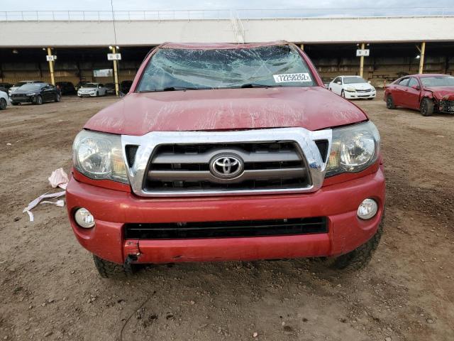5TETU4GN6AZ691594 - 2010 TOYOTA TACOMA PRERUNNER ACCESS CAB RED photo 5