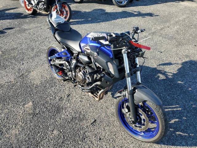 JYARM27E6JA001895 - 2018 YAMAHA MT07 BLUE photo 1