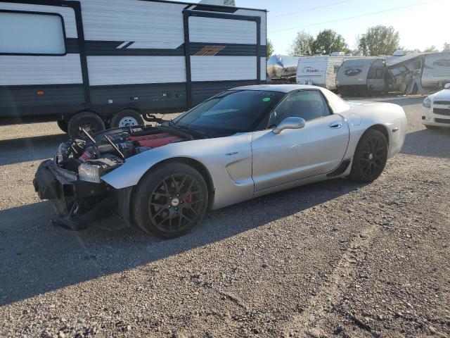 1G1YY12S325107428 - 2002 CHEVROLET CORVETTE Z06 SILVER photo 1