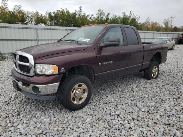 3D7KS28C25G747105 - 2005 DODGE RAM 2500 ST BURGUNDY photo 1