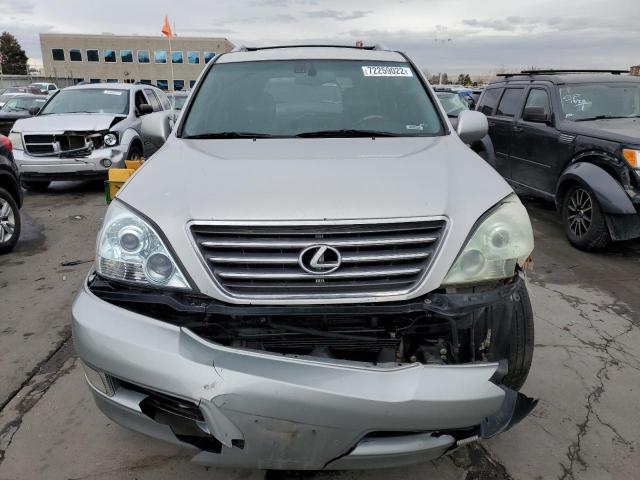 JTJBT20X750083603 - 2005 LEXUS GX 470 SILVER photo 5