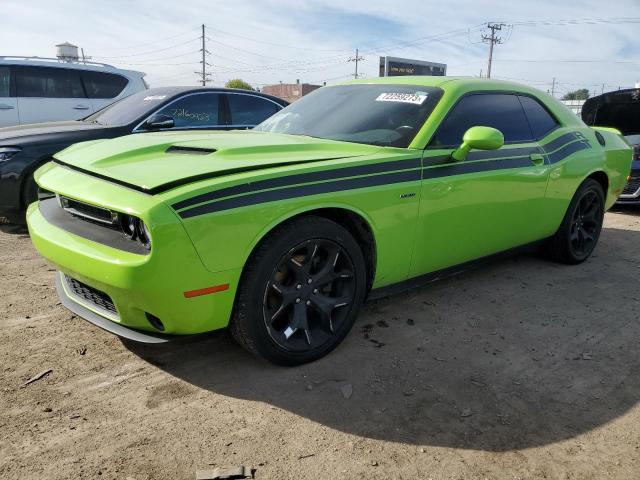 2C3CDZBT5FH737474 - 2015 DODGE CHALLENGER SXT PLUS GREEN photo 1