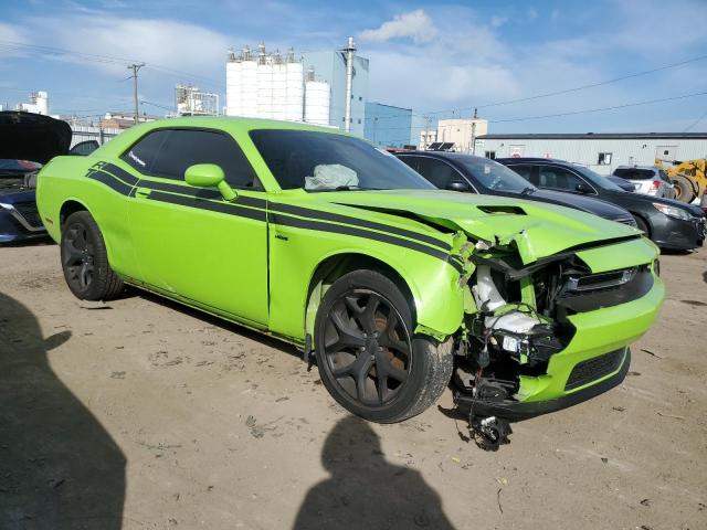 2C3CDZBT5FH737474 - 2015 DODGE CHALLENGER SXT PLUS GREEN photo 4