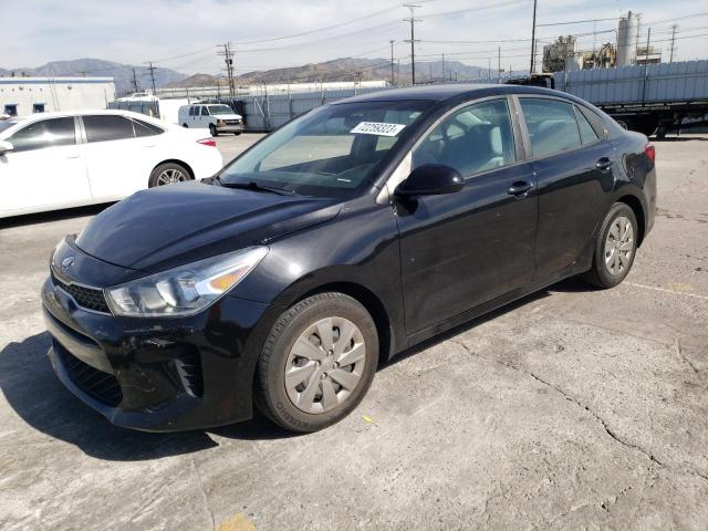 3KPA24AB2KE227299 - 2019 KIA RIO S BLACK photo 1