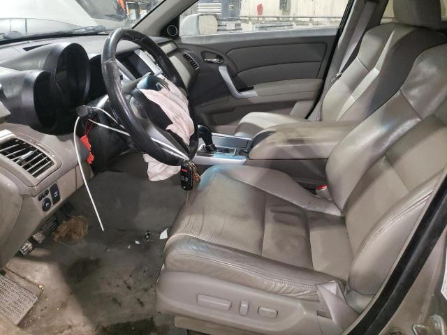 5J8TB18519A800697 - 2009 ACURA RDX TECHNOLOGY SILVER photo 7