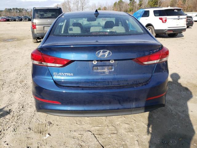 5NPD84LF5JH344915 - 2018 HYUNDAI ELANTRA SEL BLUE photo 6