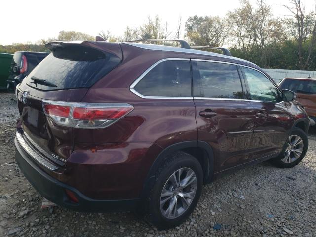 5TDJKRFH2FS093965 - 2015 TOYOTA HIGHLANDER XLE Qırmızı foto 3
