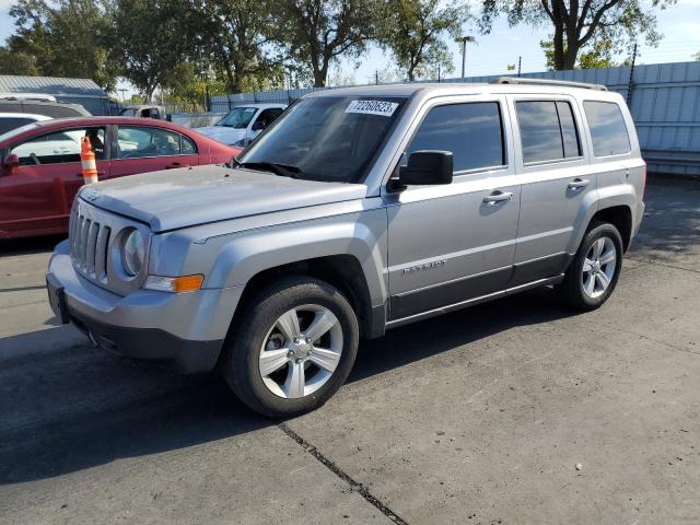 1C4NJRFBXHD175487 - 2017 JEEP PATRIOT LATITUDE SILVER photo 1