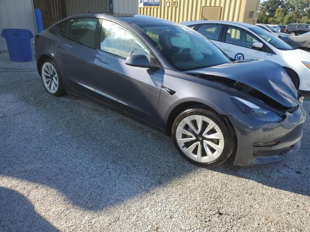 5YJ3E1EA4PF437453 - 2023 TESLA MODEL 3 CHARCOAL photo 4