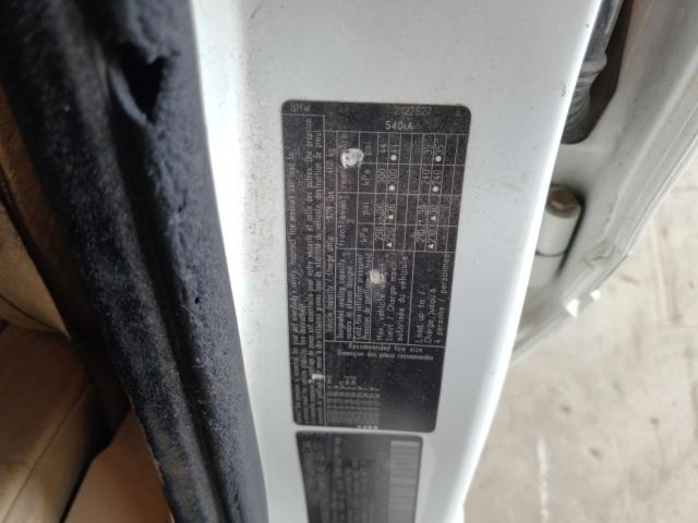 WBADN63471GM72254 - 2001 BMW 540 I AUTOMATIC WHITE photo 12