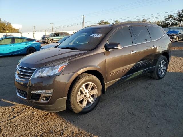 1GNKRHKD9HJ232316 - 2017 CHEVROLET TRAVERSE LT BROWN photo 1