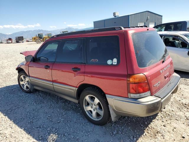 JF1SF6556YG725772 - 2000 SUBARU FORESTER S RED photo 2