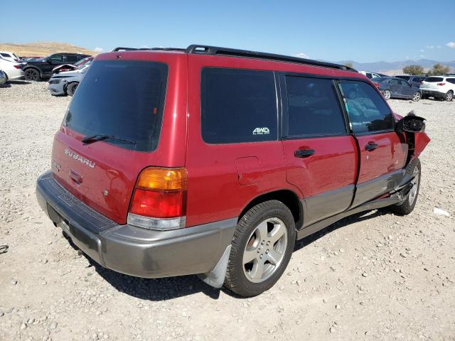 JF1SF6556YG725772 - 2000 SUBARU FORESTER S RED photo 3