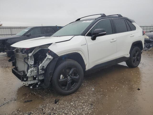 2T3EWRFV7KW038688 - 2019 TOYOTA RAV4 XSE WHITE photo 1