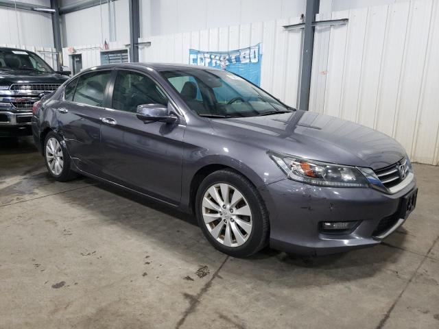 1HGCR2F85FA000673 - 2015 HONDA ACCORD EXL GRAY photo 4