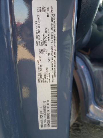 3C6FRVJG4ME501115 - 2021 RAM PROMASTER 3500 HIGH 蓝色 照片 14