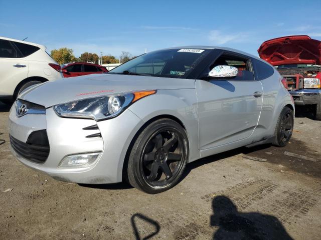 KMHTC6ADXCU052270 - 2012 HYUNDAI VELOSTER SILVER photo 1