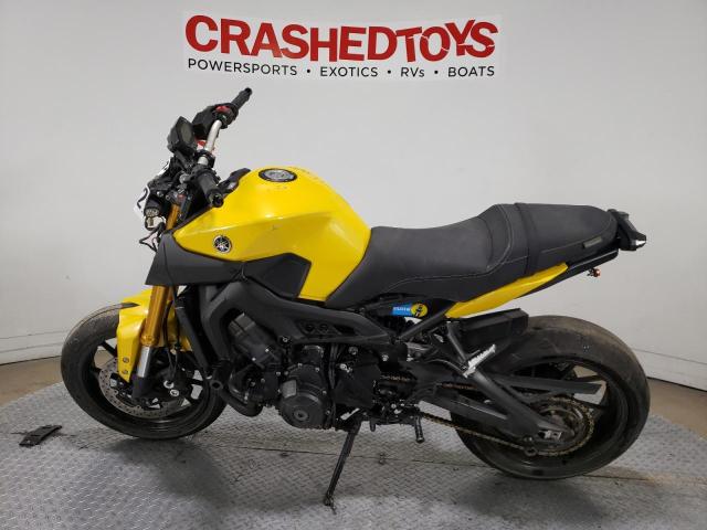 JYARN33E3FA004866 - 2015 YAMAHA FZ09 YELLOW photo 3