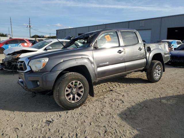 5TFJU4GN0DX040349 - 2013 TOYOTA TACOMA DOUBLE CAB PRERUNNER GRAY photo 1